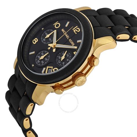 michael kors black women watch|michael kors black diamond watch.